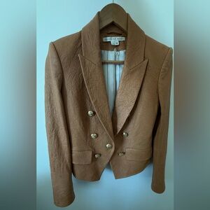 Double-Breasted Tan Jacket